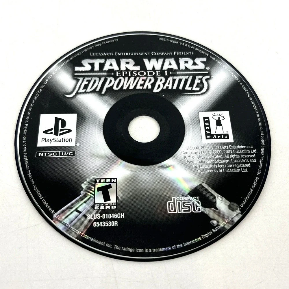 Star Wars PS1 LOT Episode 1 Jedi Power Battles & Demolition (Sony PlayStation 1)